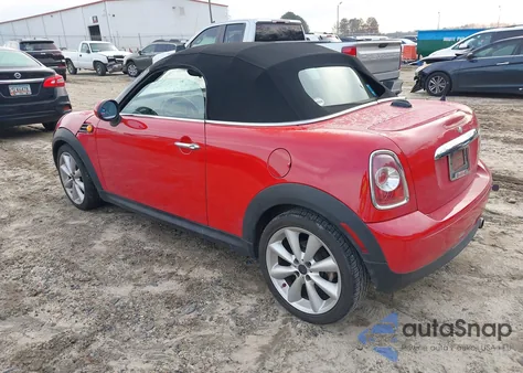 2014 Mini Roadster Cooper from USA, damaged, VIN WMWSY1C59ET625823